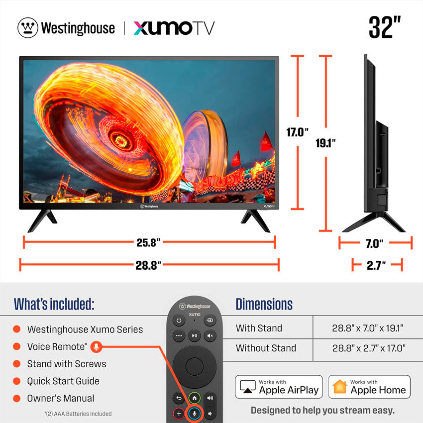 Tv Westinghouse 32" Led Hd Smart Xumo
