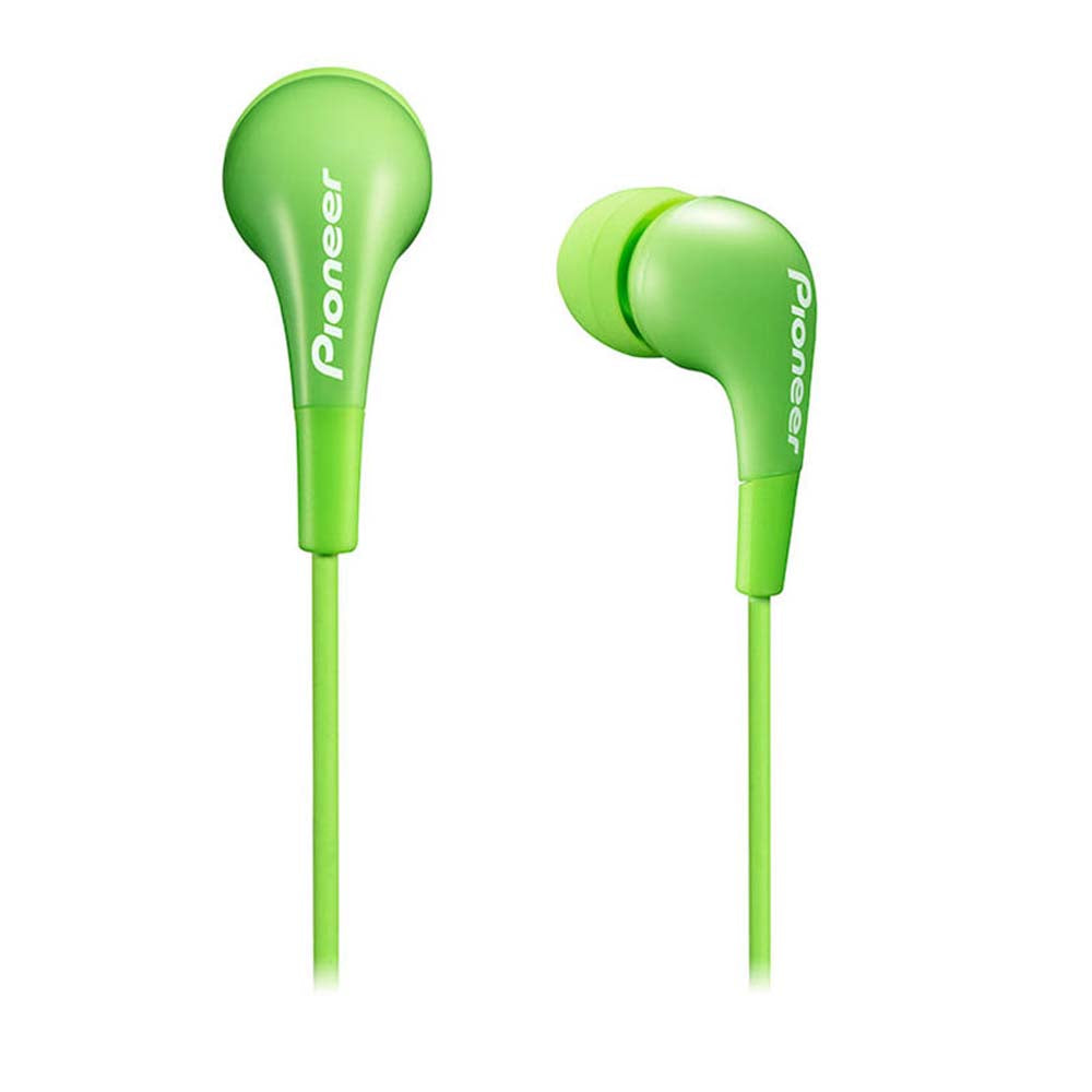 PIONEER AUDIFONOS ALAMBRICOS IN EAR COLOR VERDE