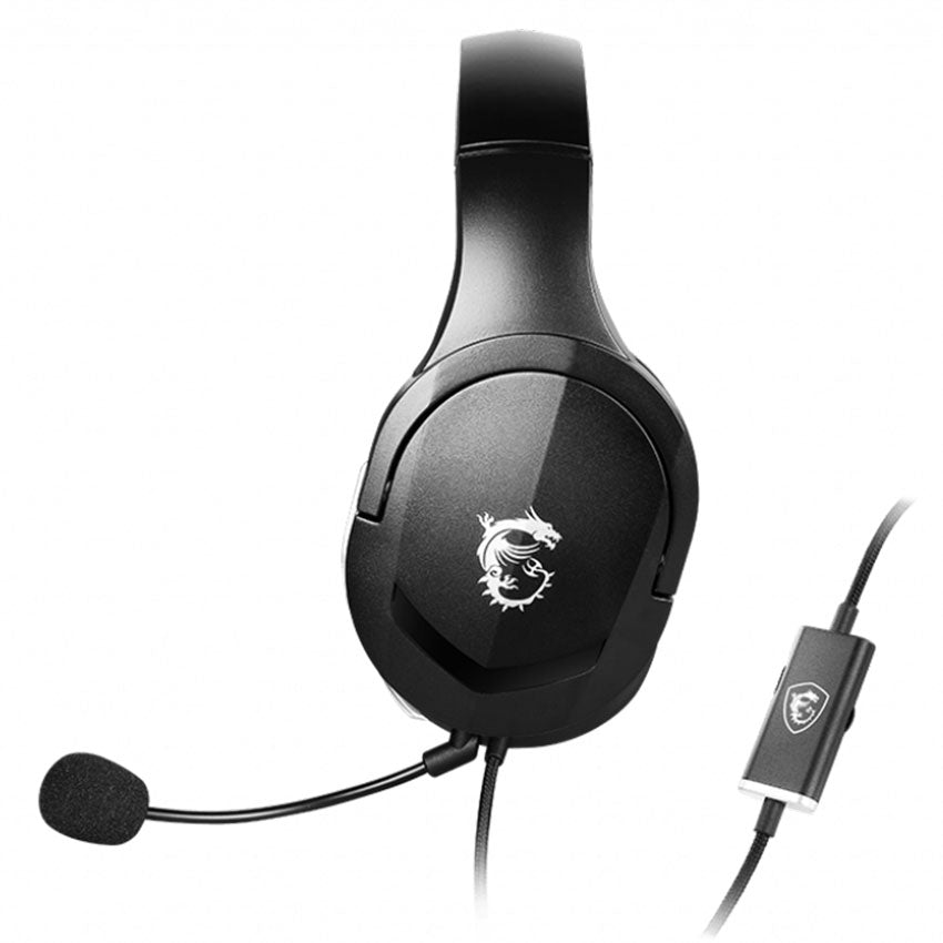 MSI AUDIFONOS ALAMBRICOS GAMER ON EAR COLOR NEGRO