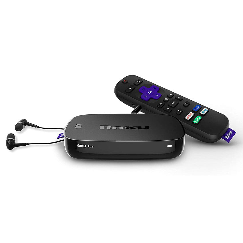 ROKU ULTRA LT 4K CONTROL REMOTO Y AUDIFONOS DISPOSITIVO STREAMING