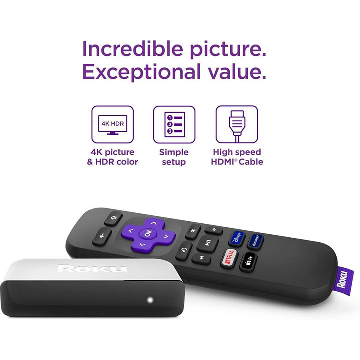 ROKU PREMIER 4K CONTROL REMOTO DISPOSITIVO STREAMING