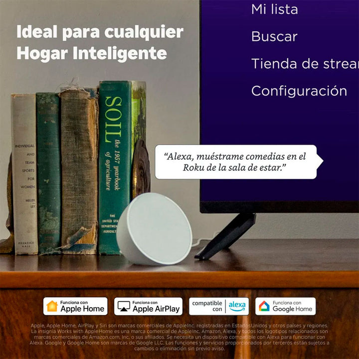Roku Streaming Hd Stick 3840s2 con Control por Voz y Dolby Audio