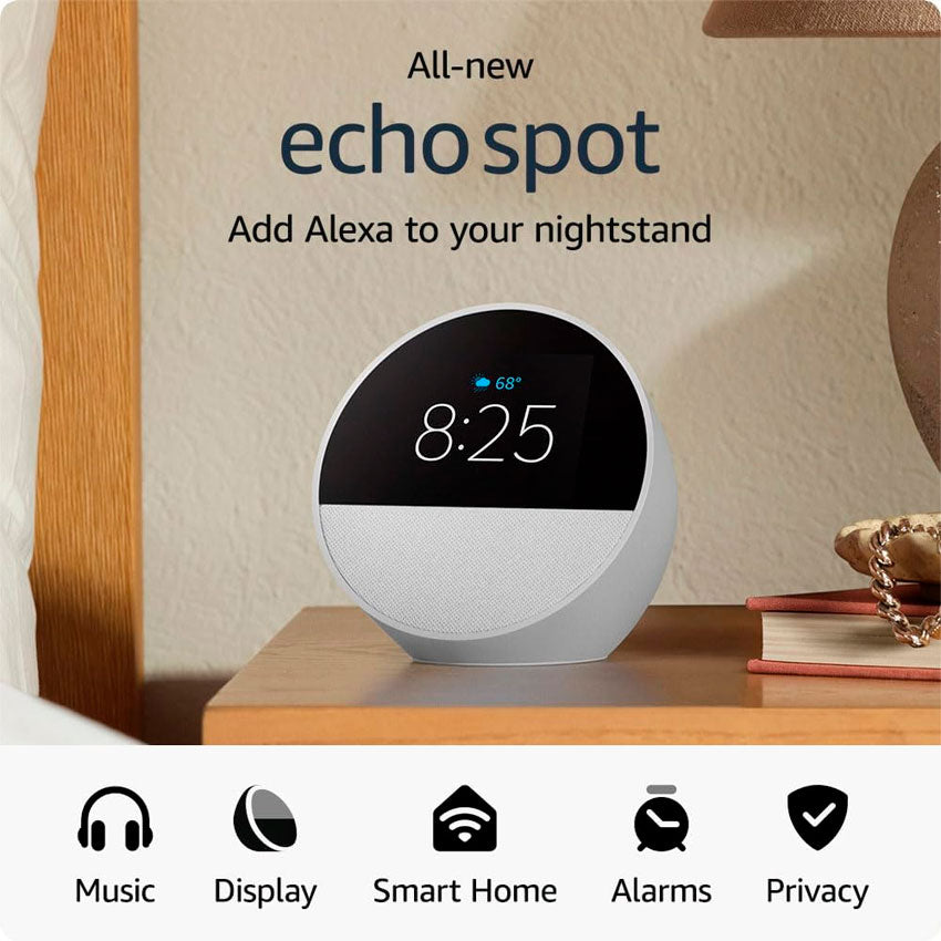 AMAZON ECHO SPOT ASISTENTE DE VOZ G