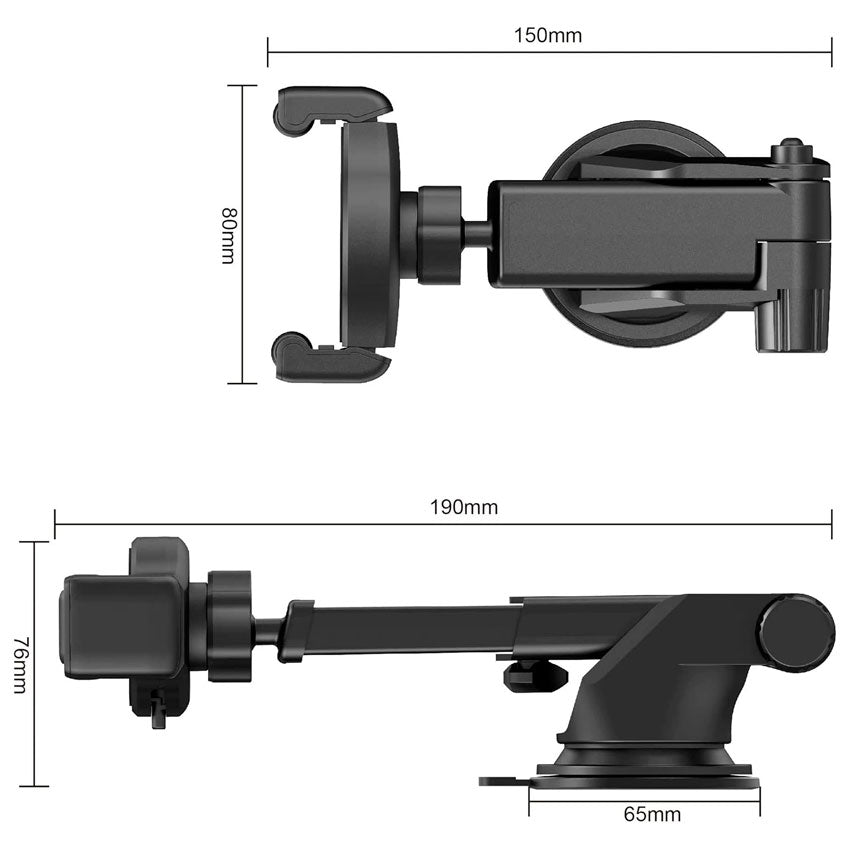 GABBA GOODS SOPORTE PARA CEL. MONTAJE EN PARABRISAS O TABLERO