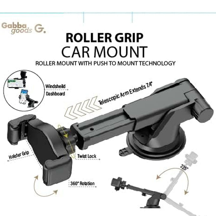 GABBA GOODS SOPORTE PARA CEL. MONTAJE EN PARABRISAS O TABLERO