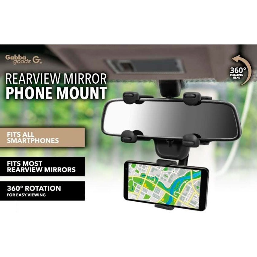 GABBA GOODS SOPORTE PARA CEL. PARA ESPEJO RETROVISOR