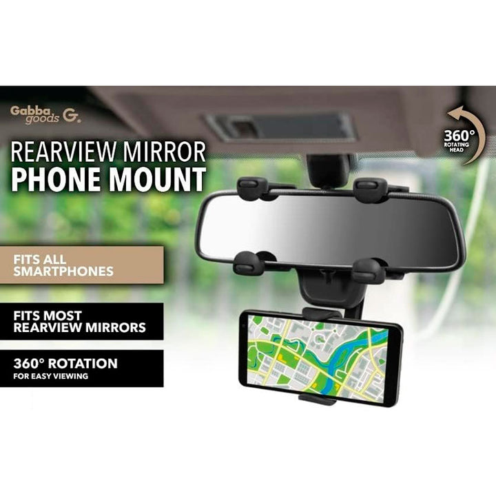 GABBA GOODS SOPORTE PARA CEL. PARA ESPEJO RETROVISOR