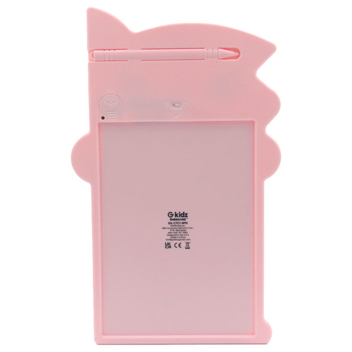 GABBA GOODS PIZARRON DE ESCRITURA DINO ROSA