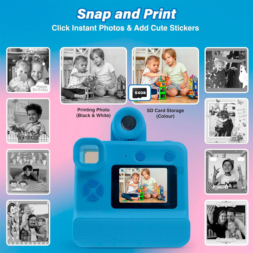 Camara Digital Gabba Goods Insta Print Azul