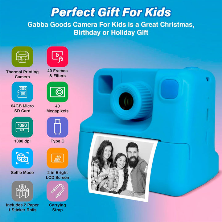 Camara Digital Gabba Goods Insta Print Azul