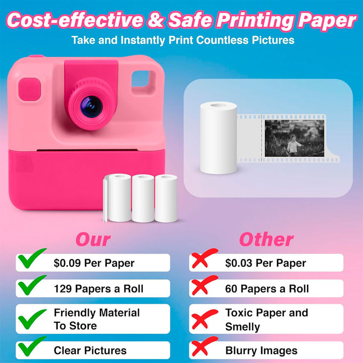 GABBA GOODS CAMARA DIGITAL INSTA PRINT ROSA