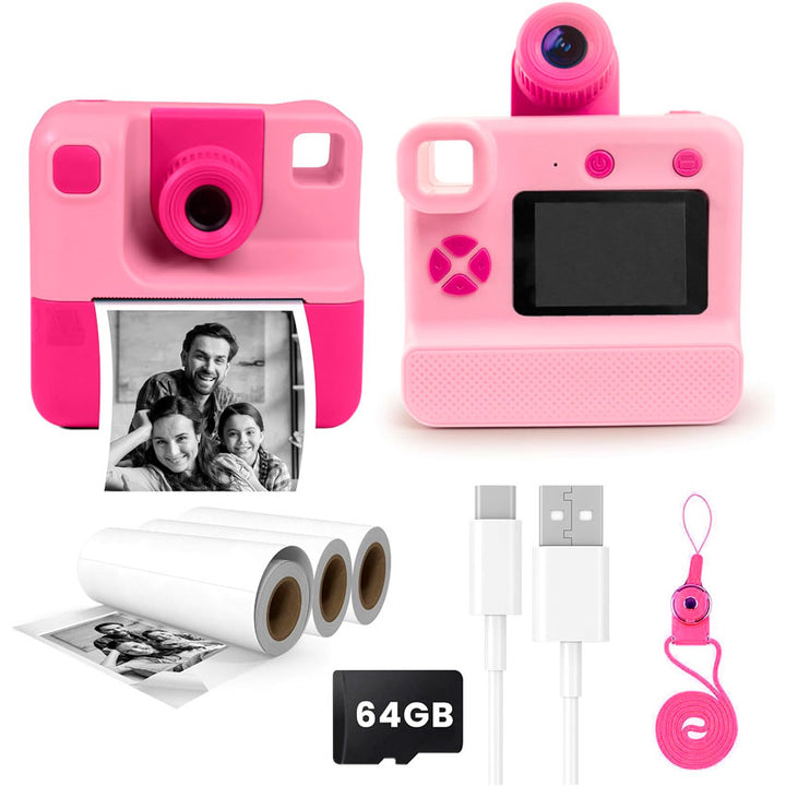 GABBA GOODS CAMARA DIGITAL INSTA PRINT ROSA