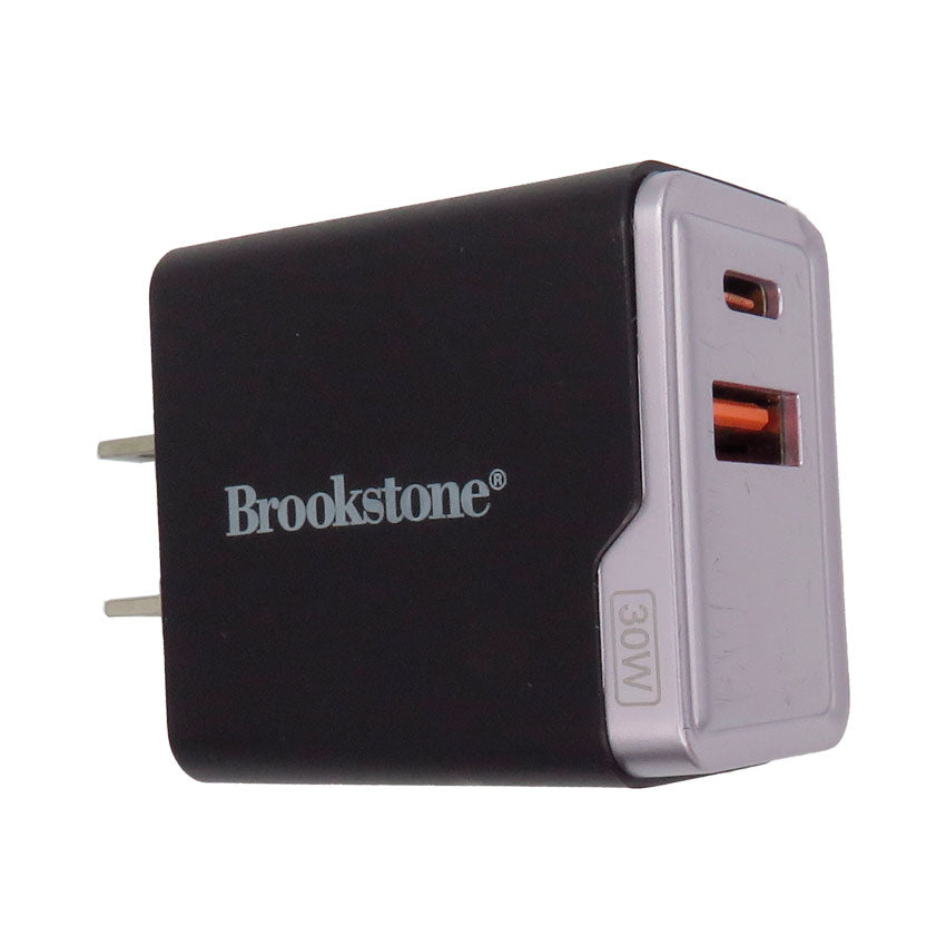 BROOKSTONE ADAPTADOR AC USB CARGA ULTRA RÁPIDA 30W