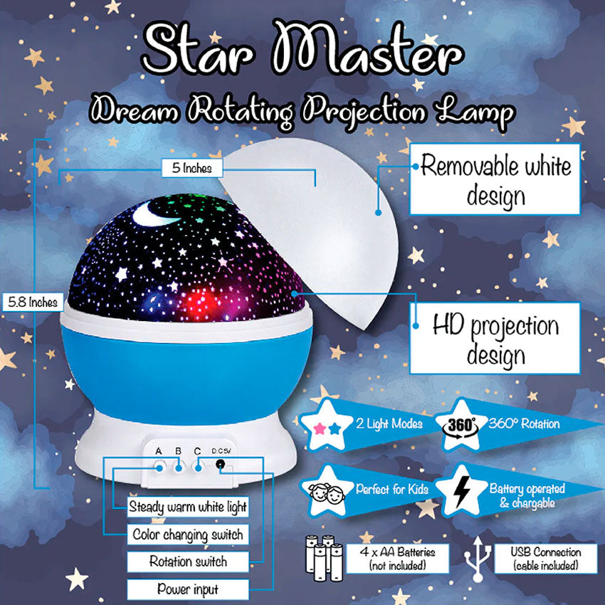 GLOW KIDS LUZ LED PROYECTOR DINOSAURIOS