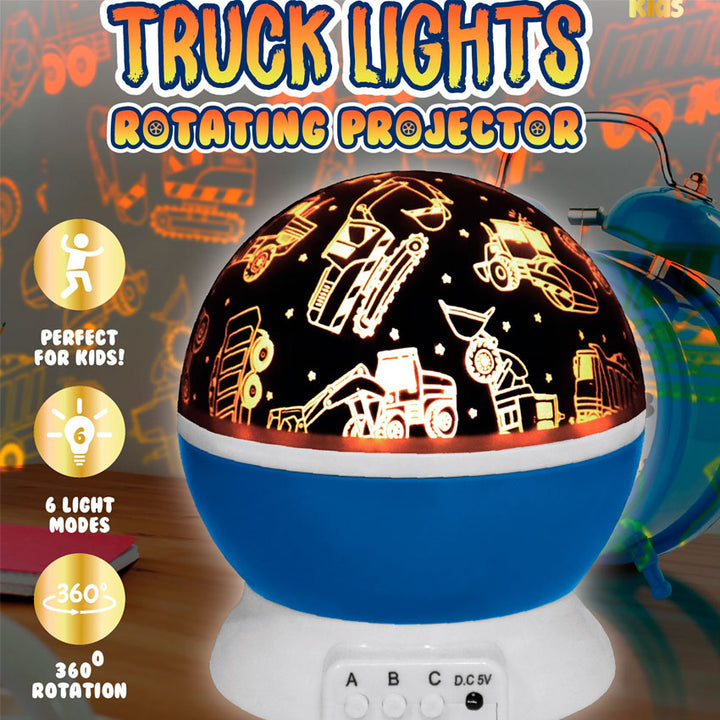 Glow Kids Luz Led Proyector Camioncitos