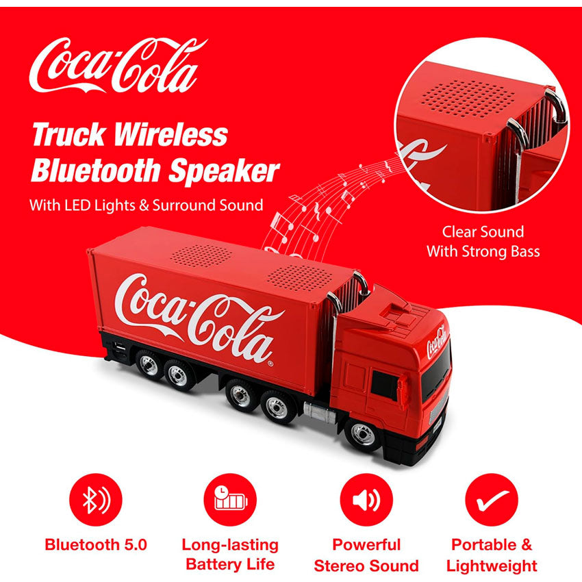 BOCINA BLUETOOTH COCA-COLA TRUCK