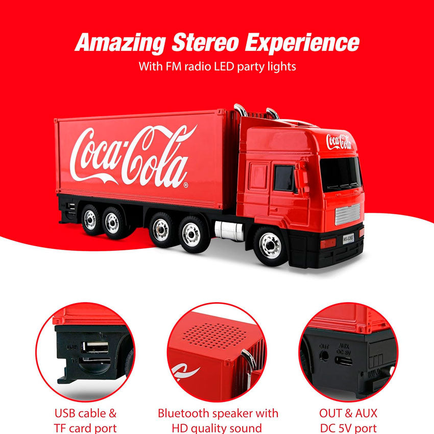 BOCINA BLUETOOTH COCA-COLA TRUCK