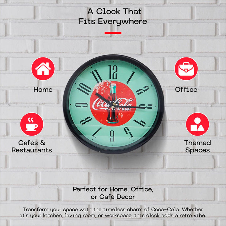 COCA-COLA RELOJ DE PARED 10" BOTTLE