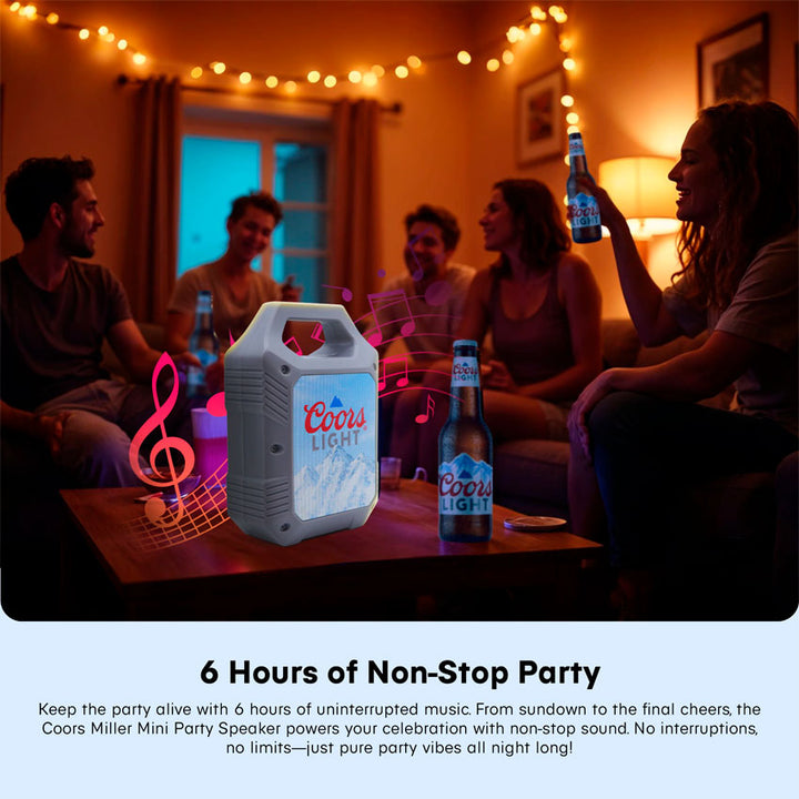 COORS LIGHT BOCINA BLUETOOTH PARTY SPEAKER