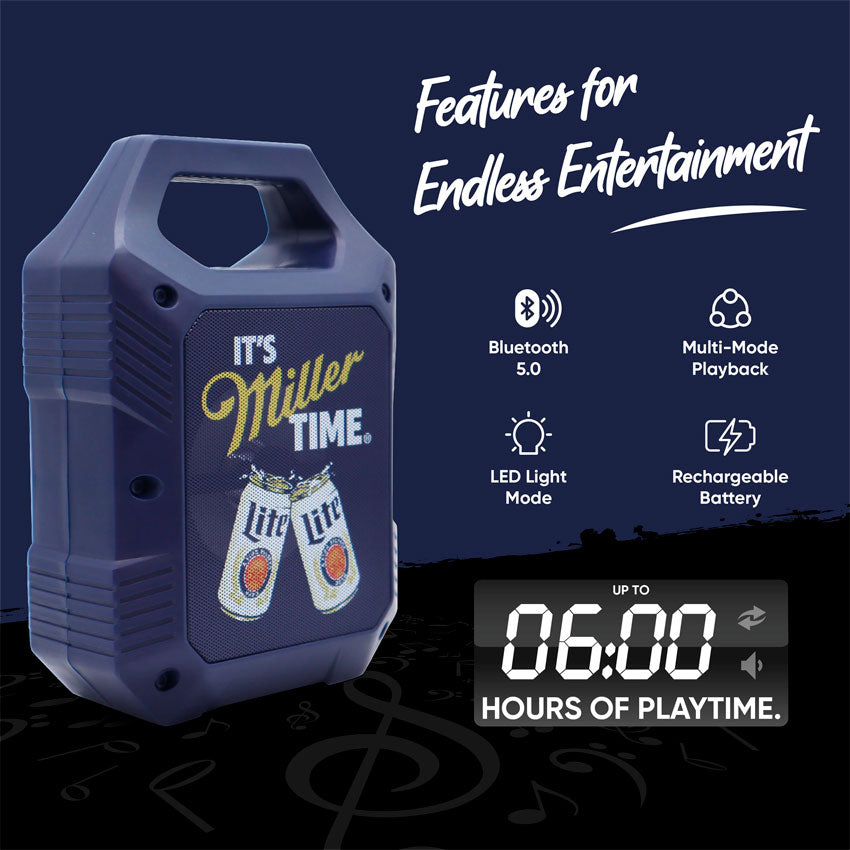 MILLER LITE BOCINA BLUETOOTH PARTY SPEAKER