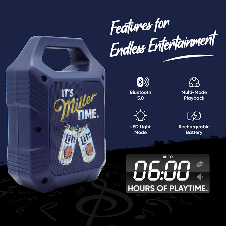 MILLER LITE BOCINA BLUETOOTH PARTY SPEAKER