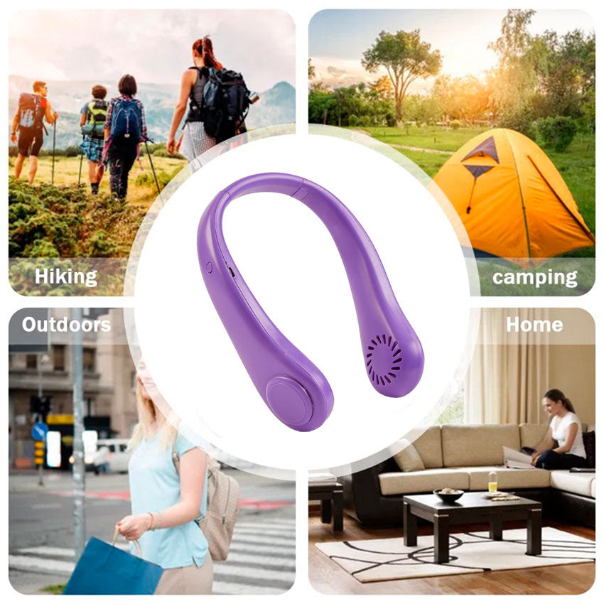 Ventilador Portatil para Cuello Gabba Goods Purpura
