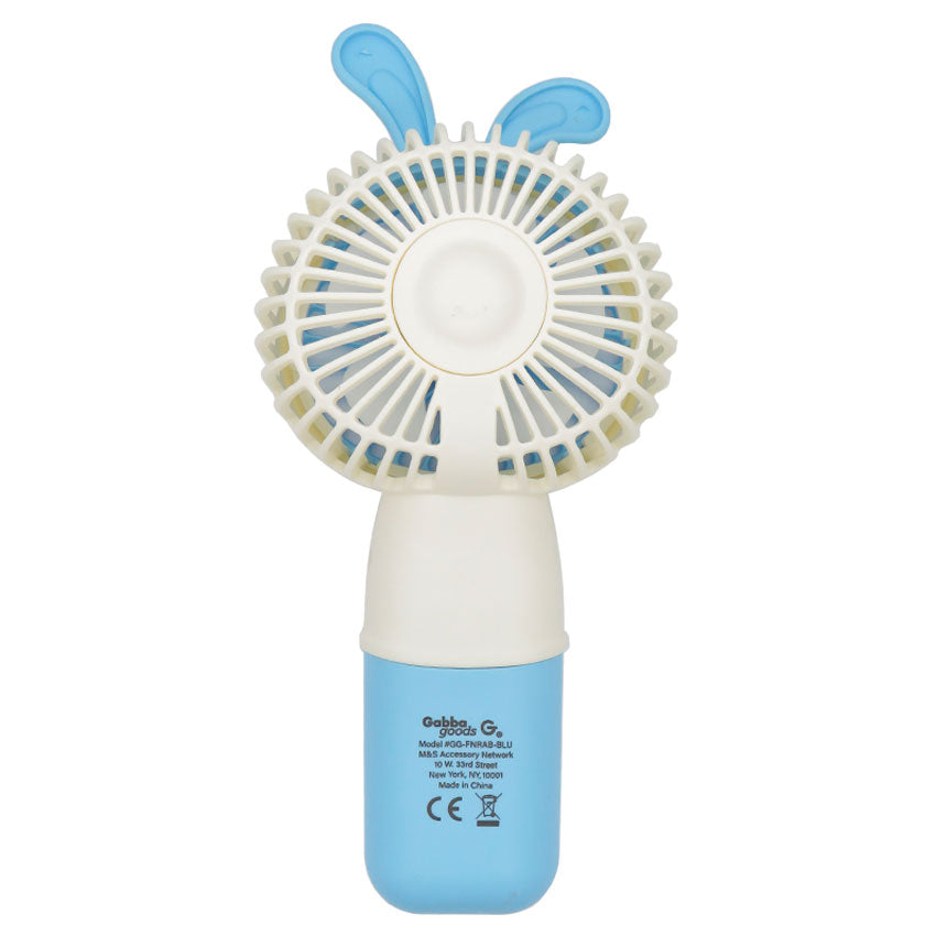 Ventilador Portatil Rabbit Gabba Goods Blanco Azul