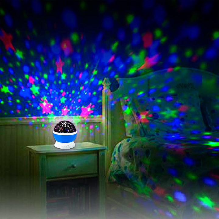 LUZ LED PROYECTOR ESTRELLAS GLOW KIDS