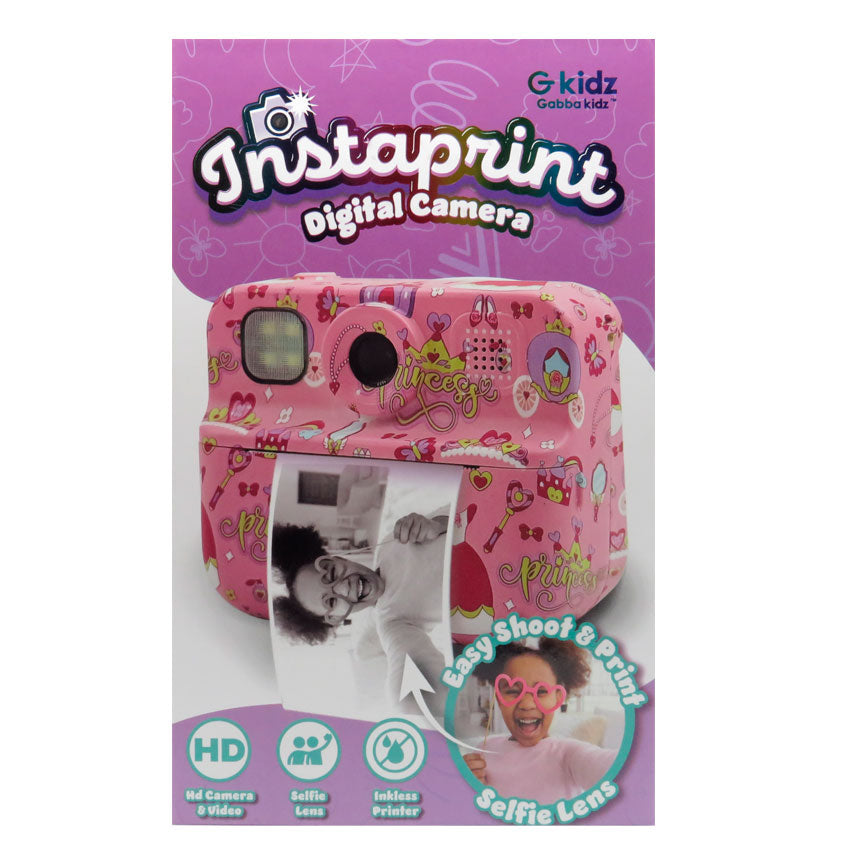 Camara Digital Gabba Goods Insta Print Princesa Rosa