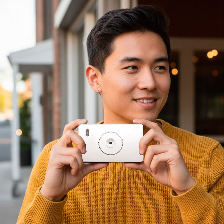 Gabba Goods Slim Shot – Cámara Digital Compacta Blanco