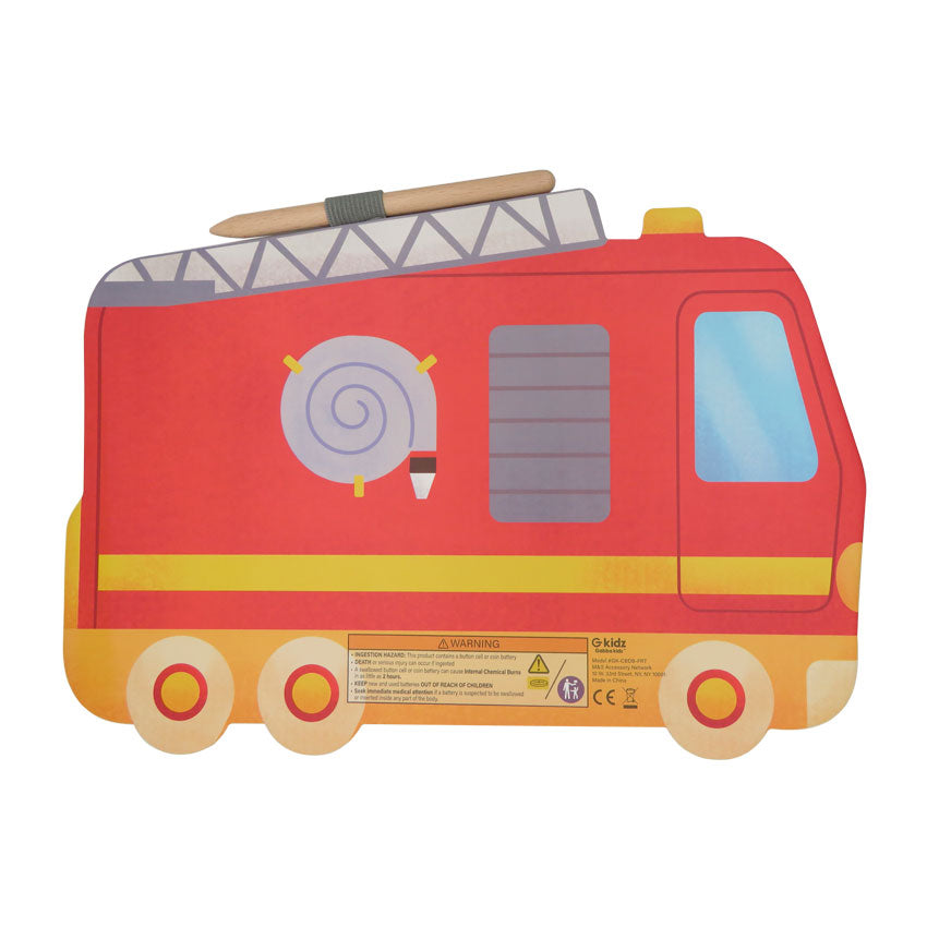 Pizarron para Dibujar Camion Bombero Gabba Goods