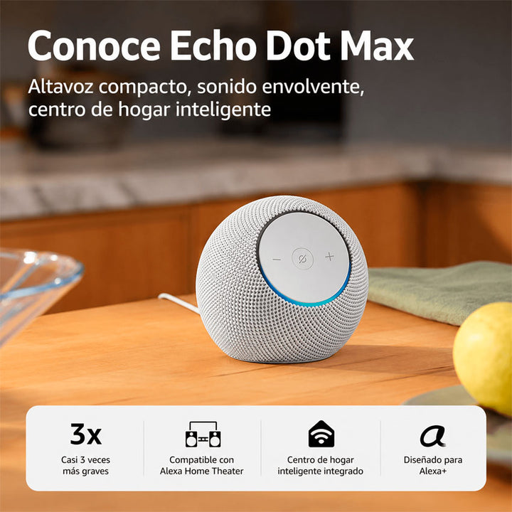 Amazon Asistente de Voz Echo Dot Max Blanco