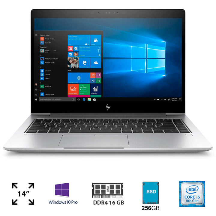 LAPTOP HP 14" 16 GB RAM, 256 GB DIS