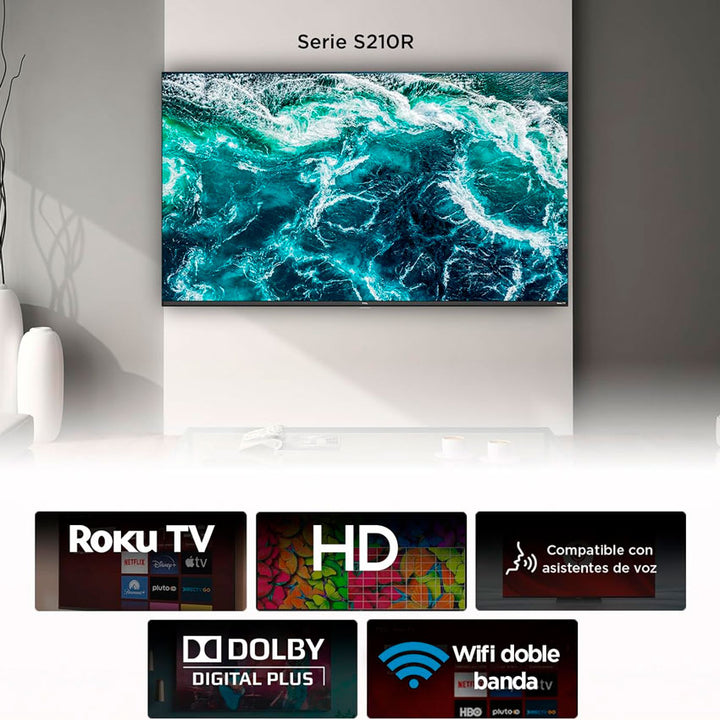 TCL TV 32" LED HD SMART ROKU HD