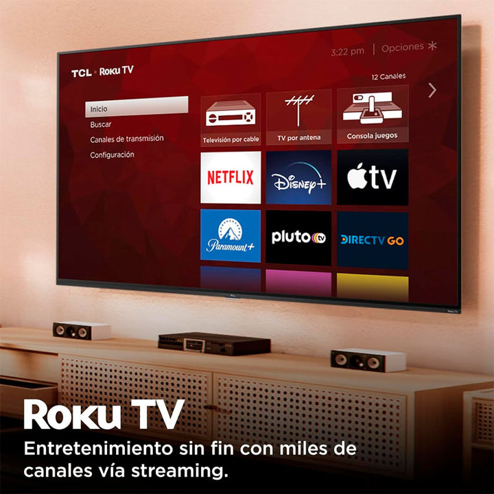 TV TCL 32" LED HD SMART ROKU