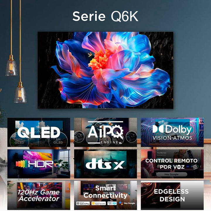 Tv Tcl 43" Qled Full Hd Smart Google Tv