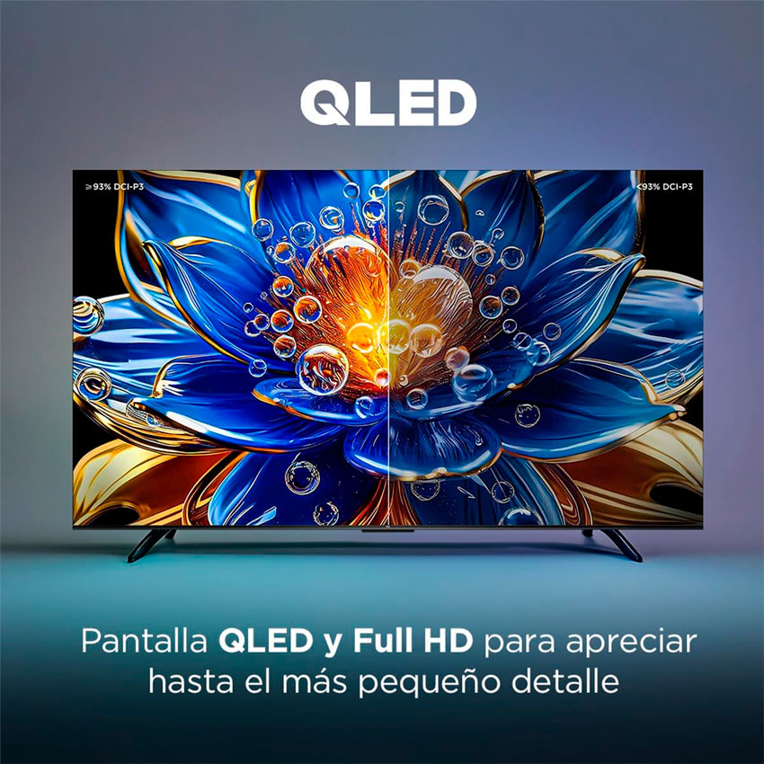 Tv Tcl 43" Qled Full Hd Smart Google Tv