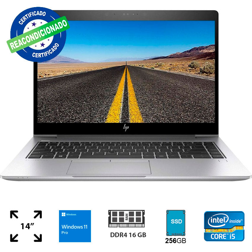 Laptop Hp 14" 16 Gb Ram, 256 Gb Ssd, I5-8365u, W11 Pro