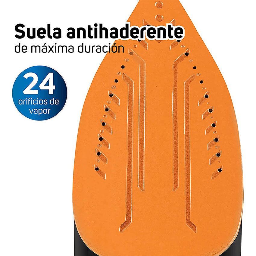 PLANCHA DE VAPOR TAURUS SUELA ANTIHADERENTE