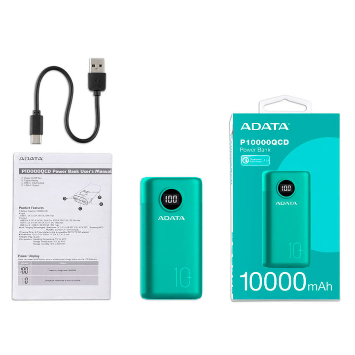 BATERIA DE RESPALDO ADATA 20000 MAH
