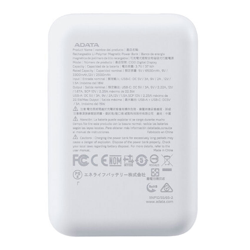 Adata Bateria de Respaldo Adata 10000 Mah