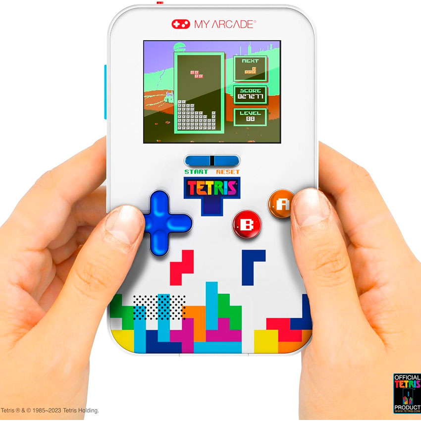 DREAMGEAR CONSOLA PORTÁTIL TETRIS GO GAMER CON 300 JUEGOS Y PANTALLA DE 6.3 CM