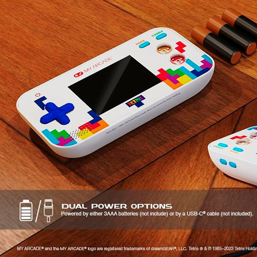 DREAMGEAR CONSOLA PORTÁTIL TETRIS GAMER V CON 200 JUEGOS Y PANTALLA DE 6.3 CM