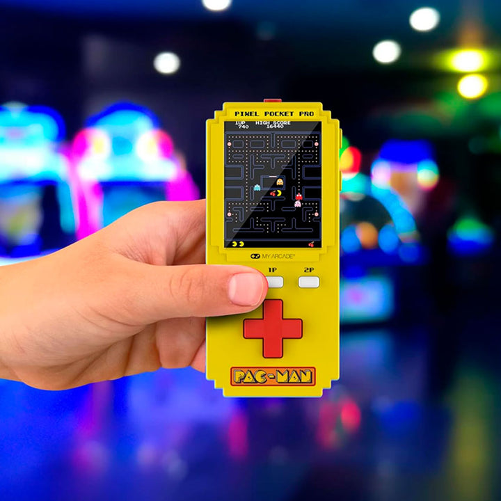 DREAMGEAR CONSOLA PORTÁTIL PAC-MAN PIXEL POCKET PRO CON PANTALLA DE 5.1 CM