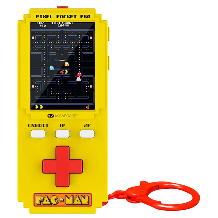 DREAMGEAR CONSOLA PORTÁTIL PAC-MAN PIXEL POCKET PRO CON PANTALLA DE 5.1 CM