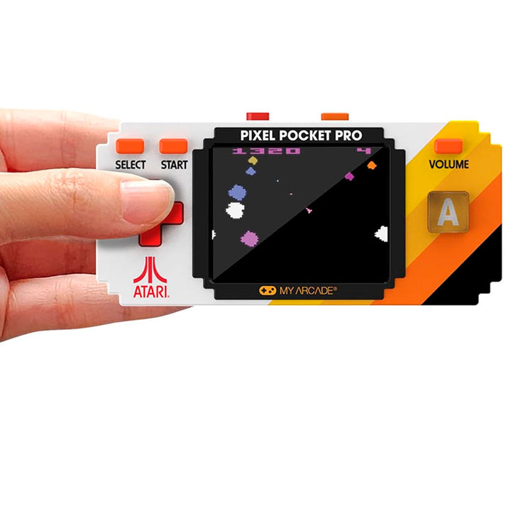 DREAMGEAR CONSOLA PORTÁTIL ATARI PIXEL POCKET PRO CON 25 JUEGOS CLÁSICOS