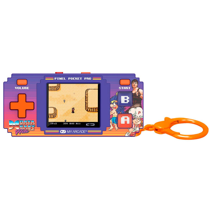 DREAMGEAR CONSOLA PORTÁTIL DATA EAST PIXEL POCKET PRO CON 18 JUEGOS Y PANTALLA DE 5.1 CM