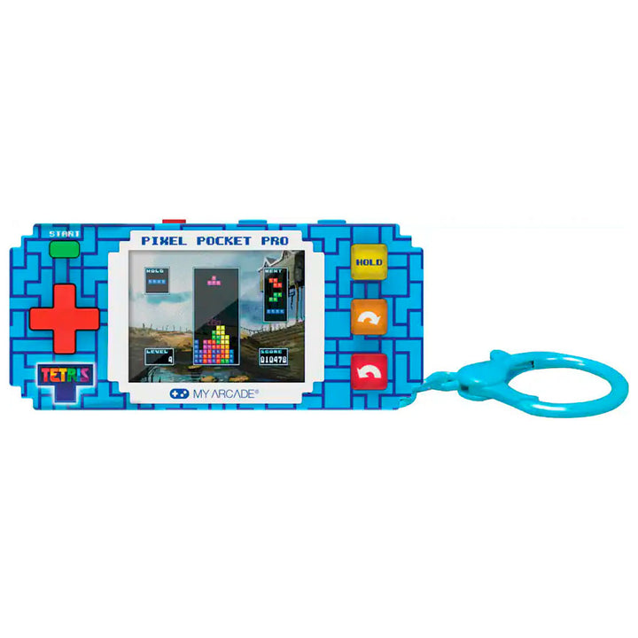 DREAMGEAR CONSOLA PORTÁTIL TETRIS PIXEL POCKET PRO CON 7 JUEGOS Y PANTALLA DE 5.1 CM