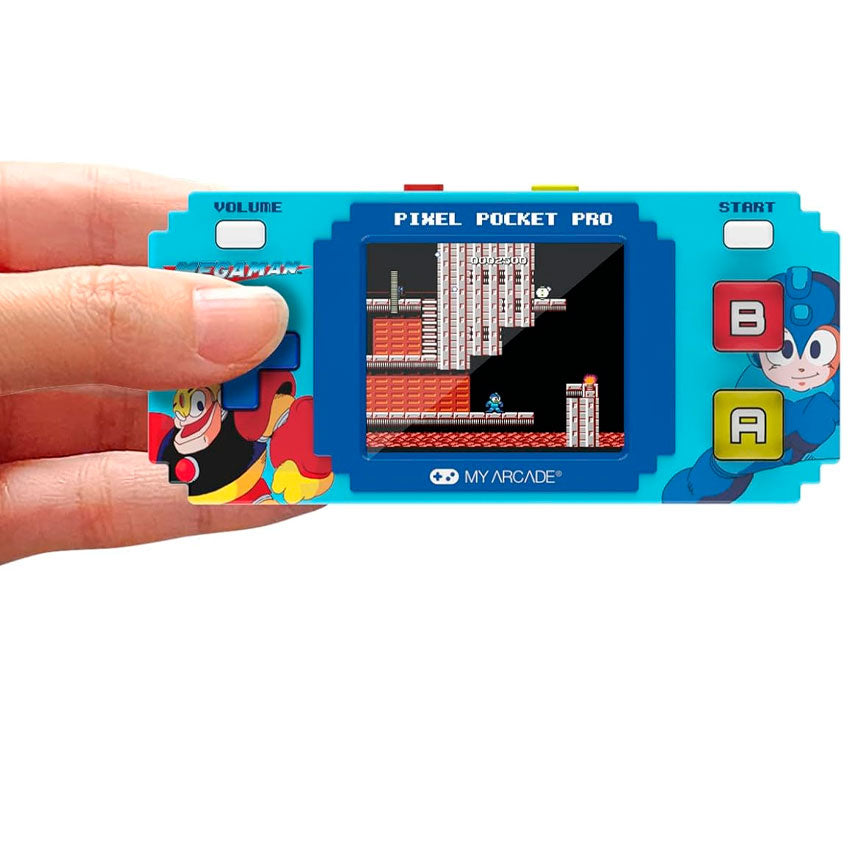 DREAMGEAR CONSOLA PORTÁTIL MEGA MAN PIXEL POCKET PRO CON 6 JUEGOS Y PANTALLA DE 5.1 CM