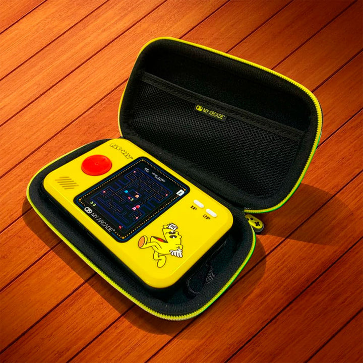 DREAMGEAR CONSOLA PORTÁTIL PAC-MAN POCKET PLAYER PRO CON PANTALLA DE 7 CM Y ESTUCHE DE VIAJE